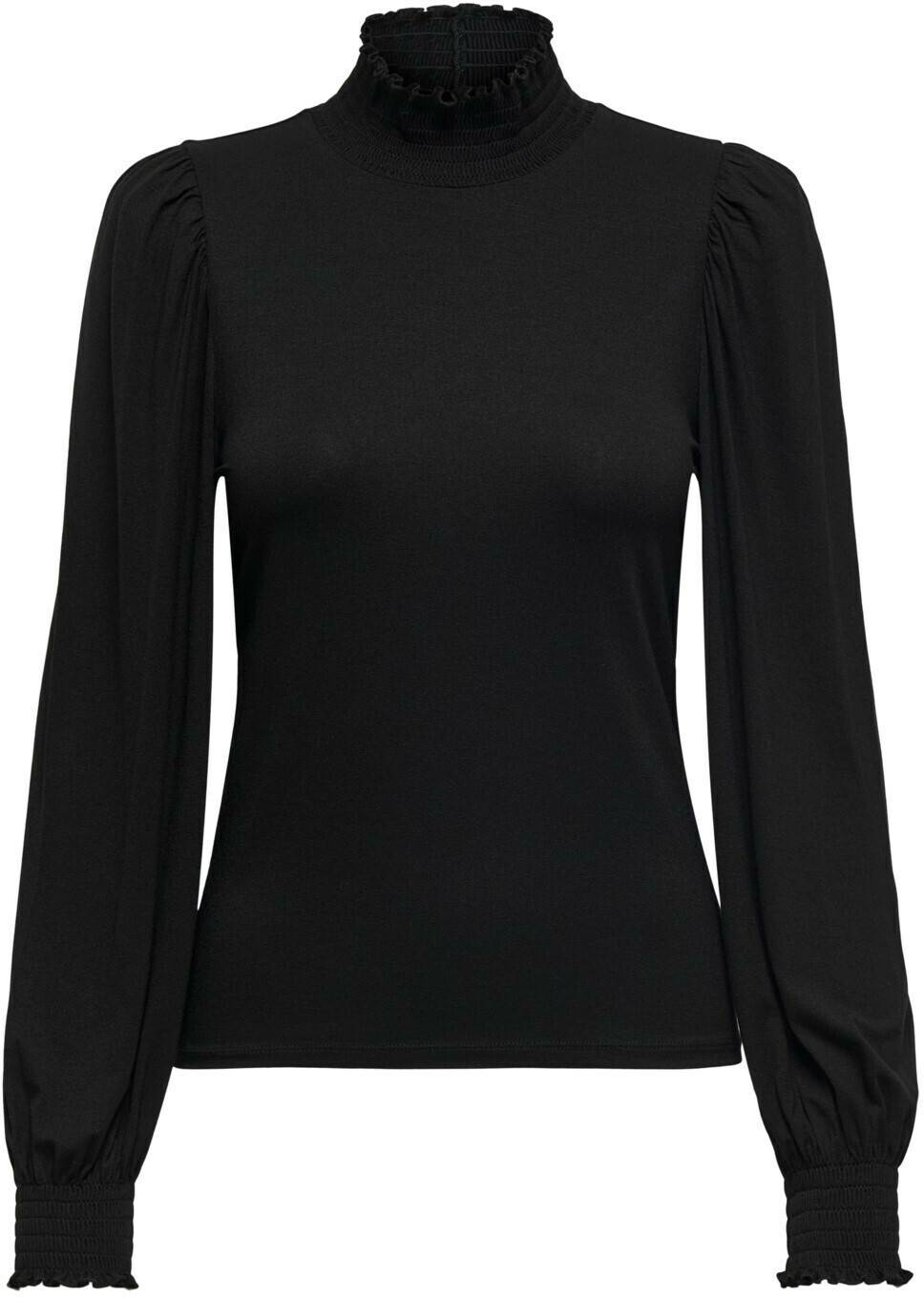 T-shirts femme Only ONLELVA L/S Smock TOP (15278771)black